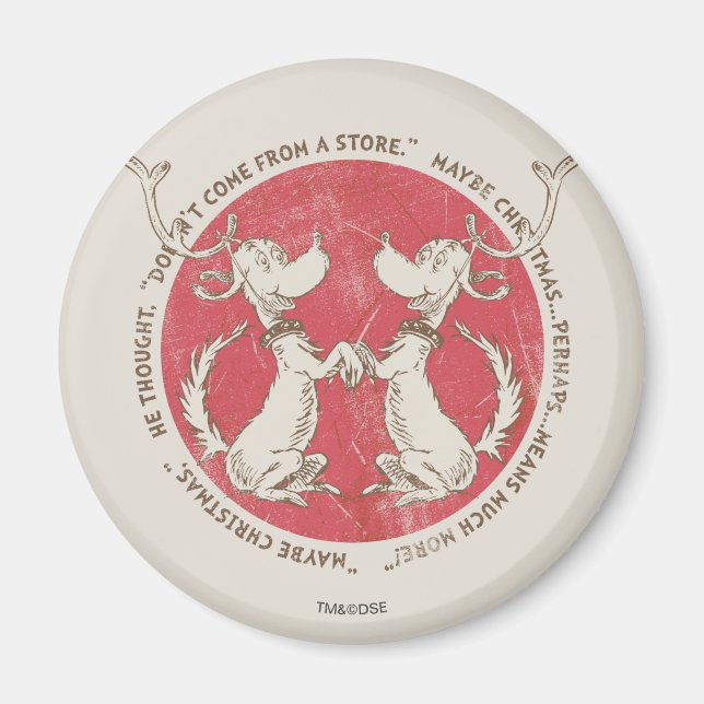 Dr. Seuss | Der Knackpunkt | Max. Weihnachtsangebo Magnet (Vorne)