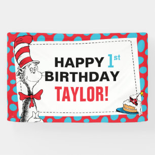 Dr. Seuss   Die Katze im Hut Geburtstagsbanner Banner