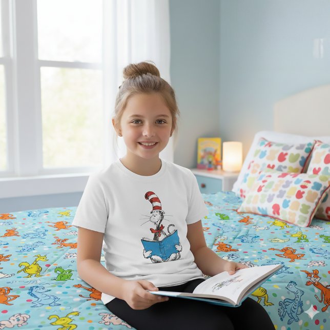 Dr. Seuss| Die Katze im Hut - Lesen T-Shirt (Von Creator hochgeladen)
