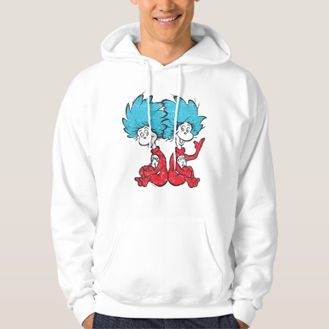 Dr. Seuss| Die Katze im Hut - Sache 1, Sache 2 Hoodie (Vorderseite)