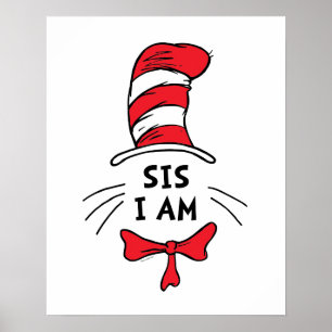 Dr. Seuss   Die Katze im Hut - Sis Ich bin Poster