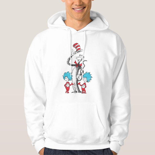 Dr. Seuss| Die Katze im Hut, Thing 1 & Thing 2 Hoodie (Vorderseite)