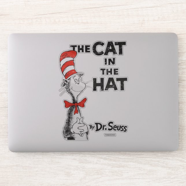 Dr. Seuss| Die Katze im Hutbuch Aufkleber (Computer)