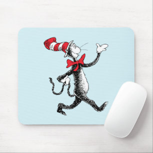 Dr. Seuss Die Katze mit Hut auf dem Katzenweg Mousepad