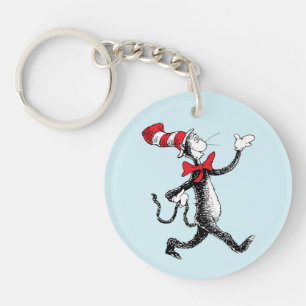 Dr. Seuss Die Katze mit Hut auf dem Katzenweg Schlüsselanhänger