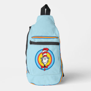 Dr. Seuss Die Katze mit Hut Kopf Grafik Crossbody Bag