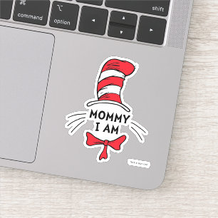 Dr. Seuss Die Katze mit Hut - Mami ich bin Aufkleber