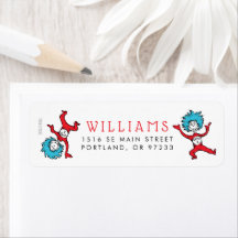 Dr. Seuss, die zwei Dinge | Twins Baby Dusche