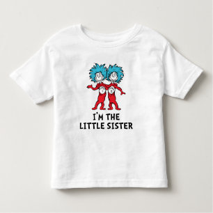 Dr. Seuss, die zwei Dinge   Twins   Big Sister Kleinkind T-shirt