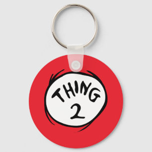 Dr. Seuss Ding 1 Ding 2 - Ding 2 Schlüsselanhänger