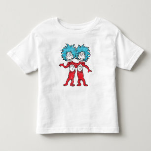 Dr. Seuss Ding 1, Ding 2 Sitzen Kleinkind T-shirt