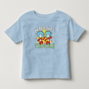Dr. Seuss   Ding Eins Ding Zwei Ärger Kommt Kleinkind T-shirt