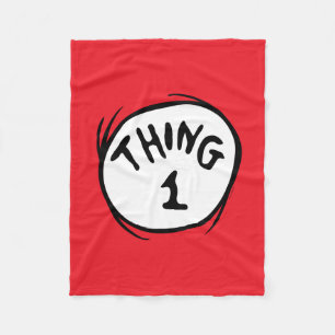 Dr. Seuss Ding Eins Ding Zwei - Ding Eins Fleecedecke