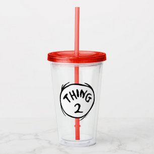 Dr. Seuss Ding Eins Ding Zwei - Ding Zwei Acryltrinkbecher