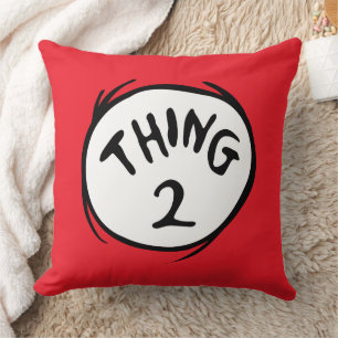 Dr. Seuss Ding Eins Ding Zwei - Ding Zwei Kissen