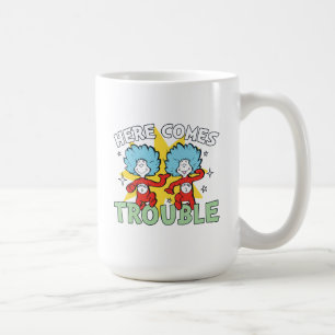 Dr. Seuss Ding Eins Ding Zwei Hier Kommt Ärger Kaffeetasse