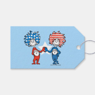 Dr. Seuss   Ding Eins Ding Zwei Patriotisches Graf Geschenkanhänger