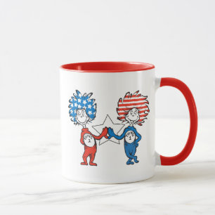 Dr. Seuss   Ding Eins Ding Zwei Patriotisches Graf Tasse