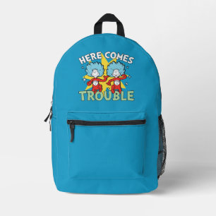 Dr. Seuss Dingsda Eins Dingsda Zwei Ärger kommt Bedruckter Rucksack