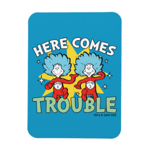 Dr. Seuss   Dingsda Eins Dingsda Zwei Ärger kommt  Magnet