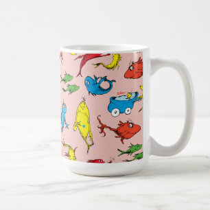 Dr. Seuss   Ein Fisch mit zwei Fischmustern Kaffeetasse