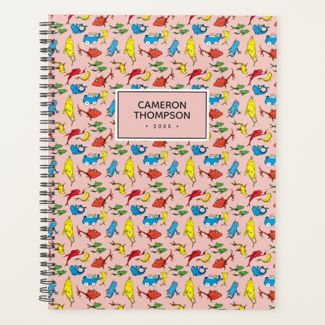 Dr. Seuss | Ein Fisch mit zwei Fischmustern Planer (Vorderseite)