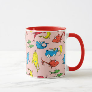 Dr. Seuss Ein Fisch Zwei Fische Muster Tasse