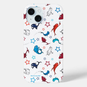 Dr. Seuss Ein Fisch Zwei Fische Sternmuster Case-Mate iPhone Hülle