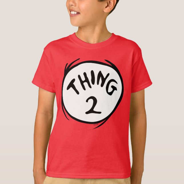 Dr. Seuss | Eins - Zwei Dinge T-Shirt (Vorderseite)