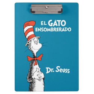 Dr. Seuss El Gato Ensombrerado Español Klemmbrett