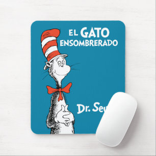 Dr. Seuss El Gato Ensombrerado Español Mousepad