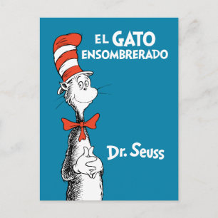 Dr. Seuss El Gato Ensombrerado Español Postkarte