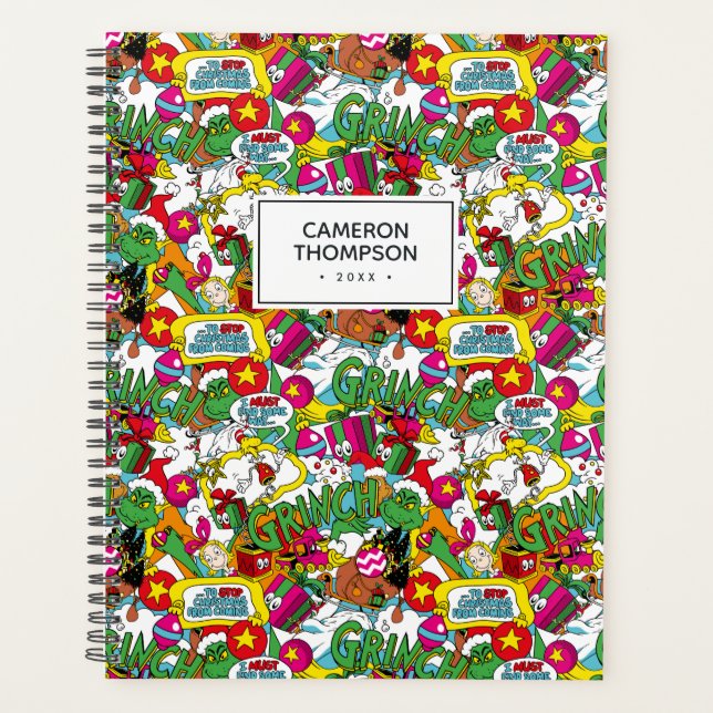 Dr. Seuss | Farbiges Muster Planer (Vorderseite)