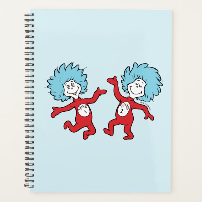 Dr. Seuss Figur 1 und Figur 2 Planer (Vorderseite)