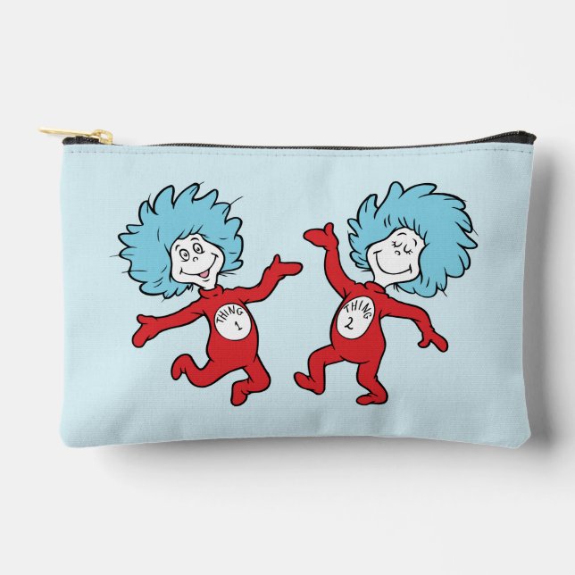 Dr. Seuss Figur 1 und Figur 2 Zubehörtasche (Vorderseite)
