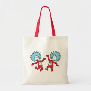 Dr. Seuss Figuren 1 und 2, auch bekannt als Ding 1 Tragetasche