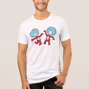 Dr. Seuss Figuren 1 und 2, auch bekannt als Thing  Tri-Blend Shirt