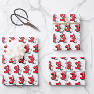 Dr. Seuss - Figuren   Kindergeburtstag Geschenkpapier Set
