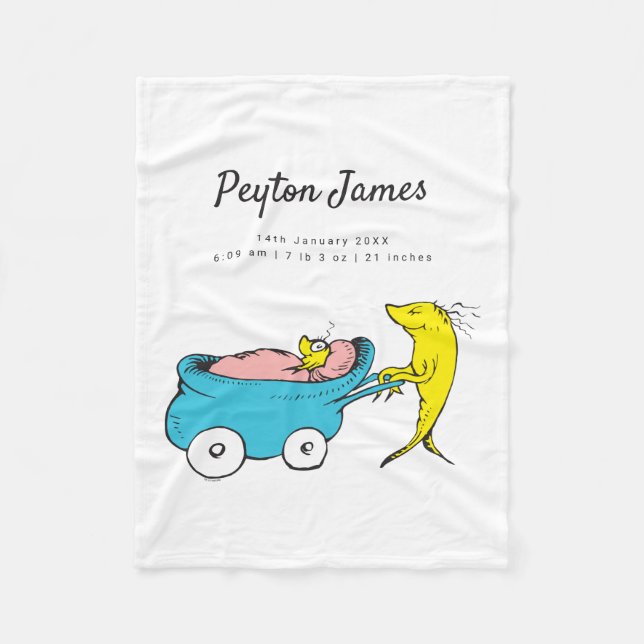 Dr. Seuss | Fleece eines Fischbruchtstaates (Vorderseite)