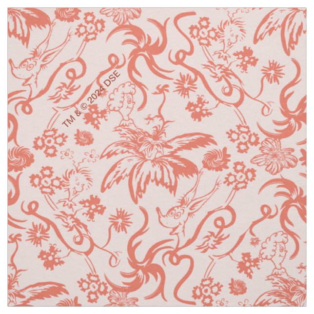 Dr. Seuss | Florales Muttertagsmuster Stoff (Muster)