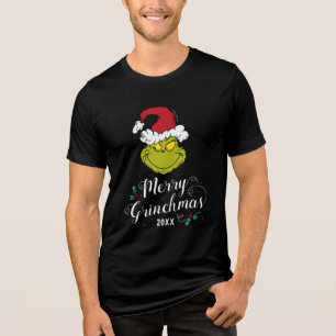 Dr. Seuss Fröhliches Grinchmas Tri-Blend Shirt
