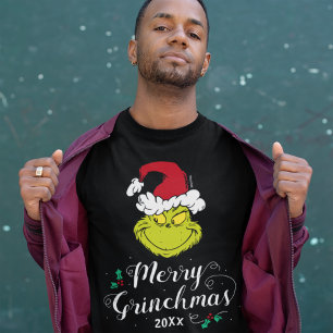 Dr. Seuss Fröhliches Grinchweihnachten Tri-Blend Shirt