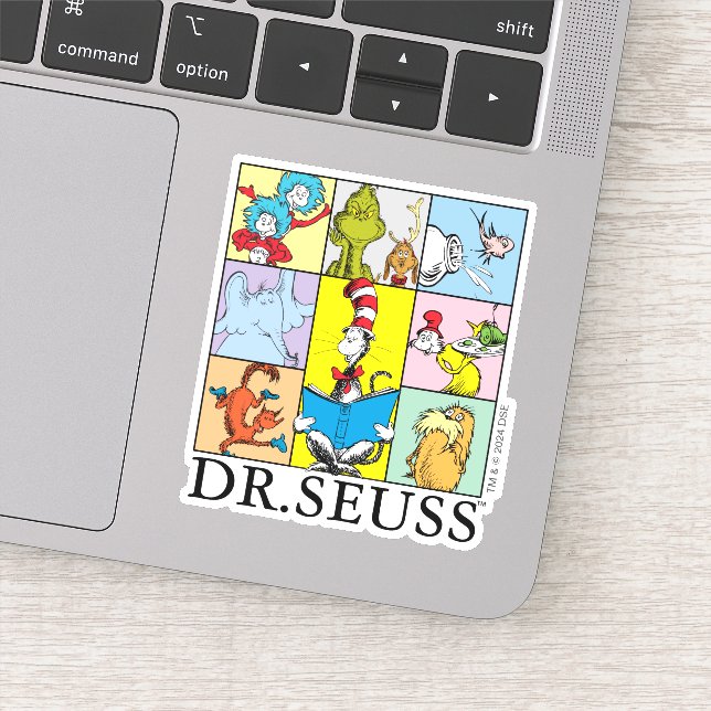 Dr. Seuss | Geschichten Grafik Aufkleber (Detail)