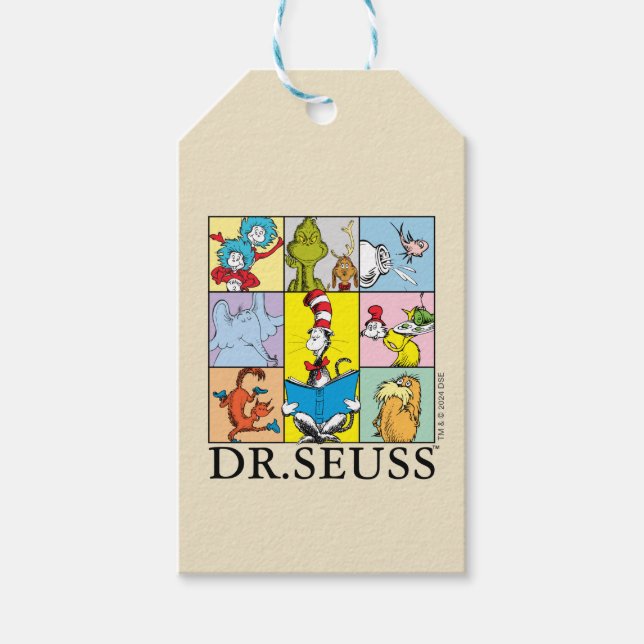 Dr. Seuss | Geschichten Grafik Geschenkanhänger (Vorderseite)