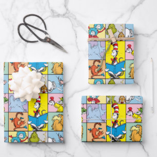 Dr. Seuss   Geschichten Grafik Geschenkpapier Set