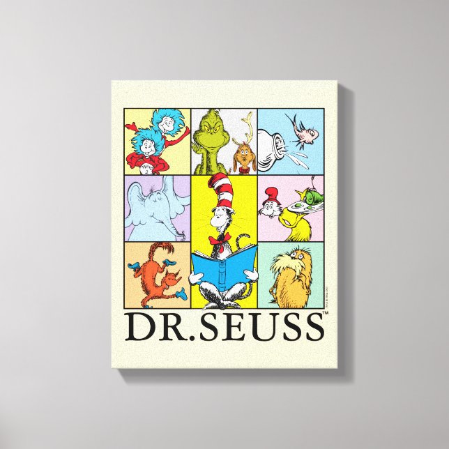 Dr. Seuss | Geschichten Grafik Leinwanddruck (Vorderseite)