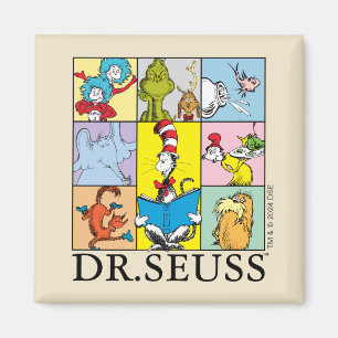 Dr. Seuss Geschichten Grafik Magnet