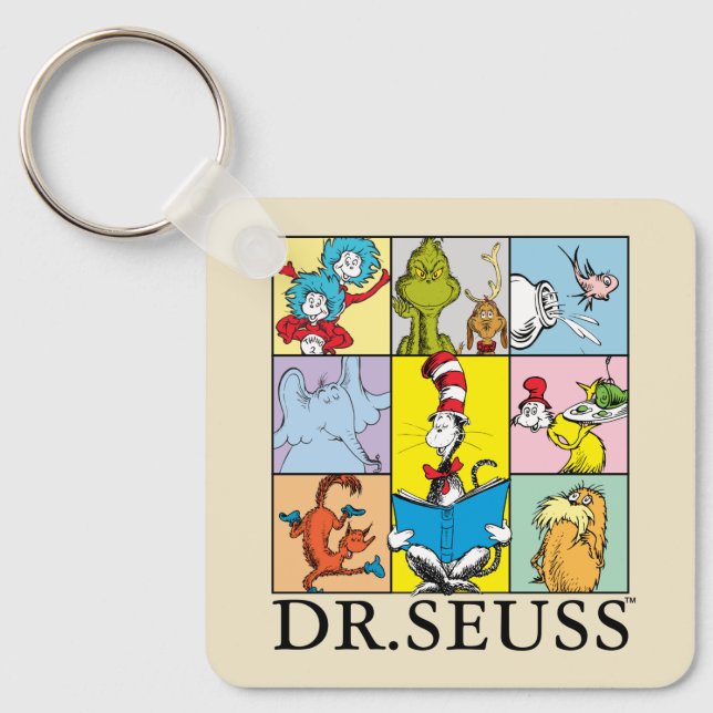 Dr. Seuss | Geschichten Grafik Schlüsselanhänger (Vorderseite)
