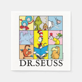 Dr. Seuss | Geschichten Grafik Serviette