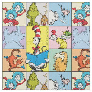 Dr. Seuss   Geschichten Grafik Stoff